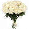 Фото товара 21 белая роза в Ровно