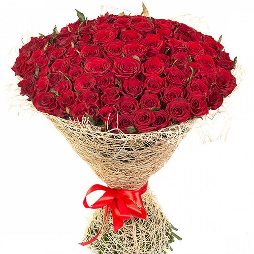 Фото товара 101 червона троянда в Ровно