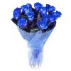 Фото товара 17 блакитних троянд (фарбованих) в Ровно