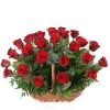 Фото товара 35 червоних троянд в кошику в Ровно