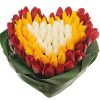 Фото товара 151 тюльпан в шляпной коробке в Ровно