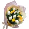 Фото товара 21 белый тюльпан в коробке в Ровно