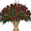 Фото товара 36 красных роз в корзине в Ровно