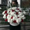 Фото товара Кошик "Серце" 100 троянд в Ровно