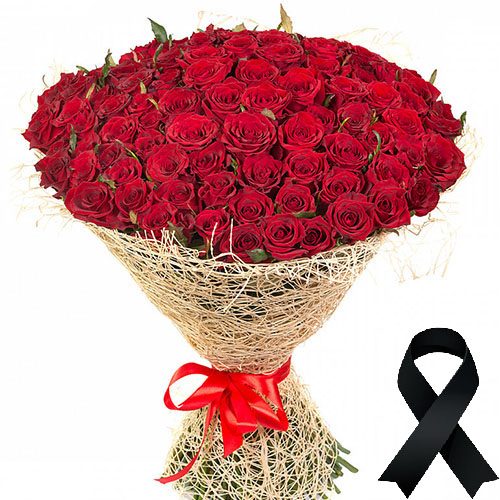 Фото товара 100 червоних троянд в Ровно