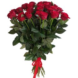 Фото товара 21 красная роза в Ровно