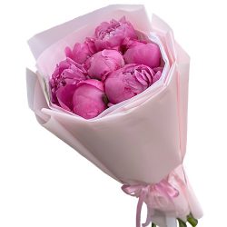 Фото товара 7 розовых пионов в Ровно